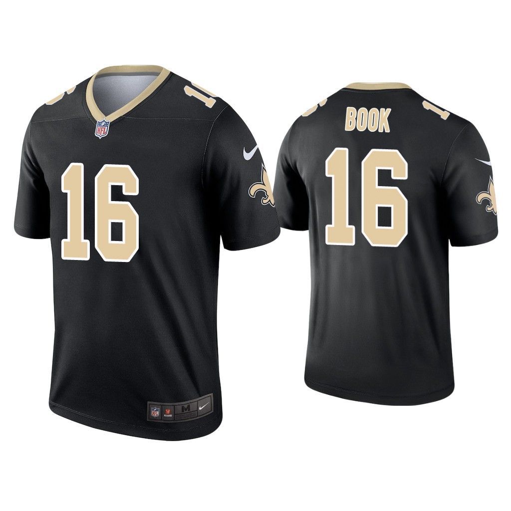 Men New Orleans Saints 16 Ian Book Nike Black Inverted Legend NFL Jersey
